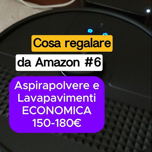 Robot Aspirapolvere lavapavimenti